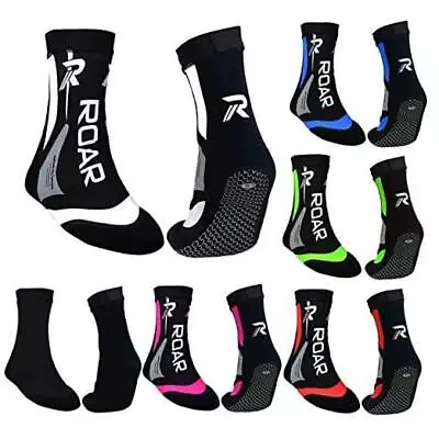 Roar Neoprene Socks MMA Boxing Protector Ankle Brace Gym Training Small White • $25.62