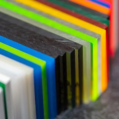 3mm Colour Acrylic Sheet Plastic Panel A5 A4 A3 • £2.95