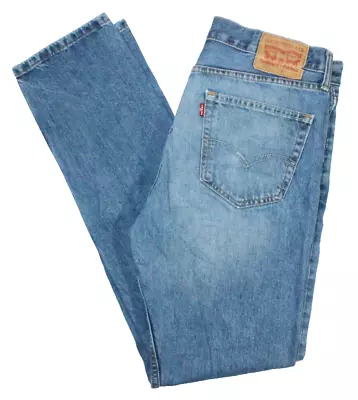 Levis 508 Regular Taper 100% Cotton Denim Mens Work Blue Jeans • Size 34 X 34 • $14.99