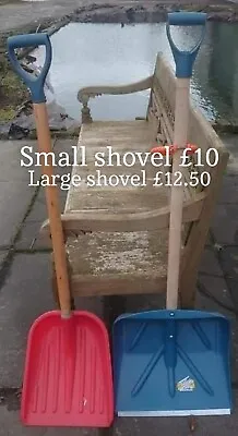 £12.50 • Buy TO CLEAR Snow Shovel Head Handle Plastic Scoop Mucking Pusher Garden Lightweight