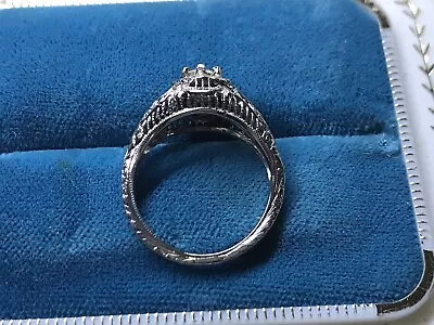 14k Antique Mine Cut Diamond Ring  • $525