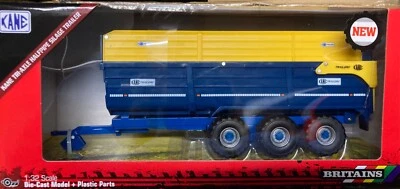£30 • Buy Britains 1:32 Scale Kane Tri-Axel Halfpipe Silage Trailer