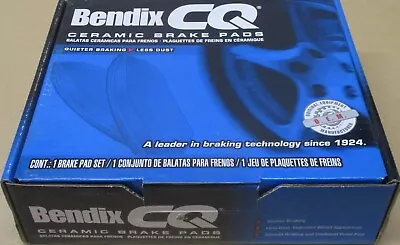 Brand New Bendix Cq Ceramic Front Brake Pads D1287 Fits *please See Chart* • $18.99