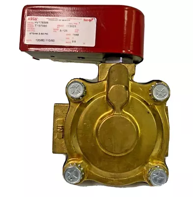 ASCO HV178388 Steam Solenoid Valve 1  Hobart 00-112091-00001 120/60 AC 112091-1 • $450