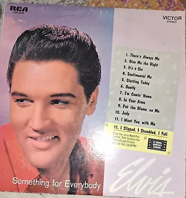 1961 Elvis Presley SOMETHING FOR EVERYBODY Album Living Stereo Sealed UNPLAYED! • $100