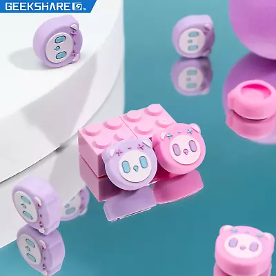 $8.79 • Buy GeekShare Thumbsticks Cover For Switch Pro Controller PS4 / PS5 4PCS Gemini Bear