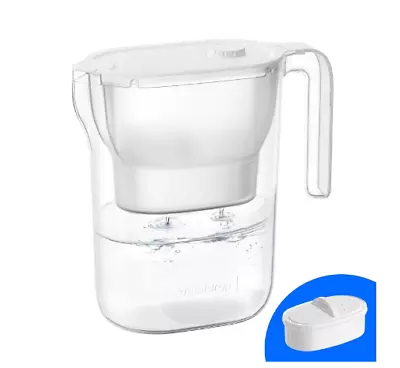 Water Filter 7-Cup Stream Rapids Water Pitcher Dispenser - White • $22.60