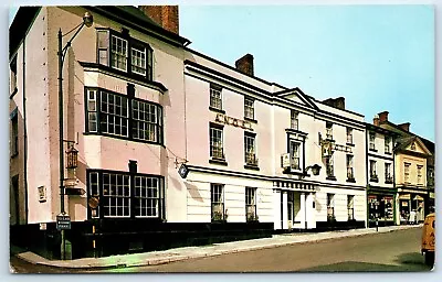 Postcard Angel Hotel Abergavenny Monmouthshire Wales • £2.75