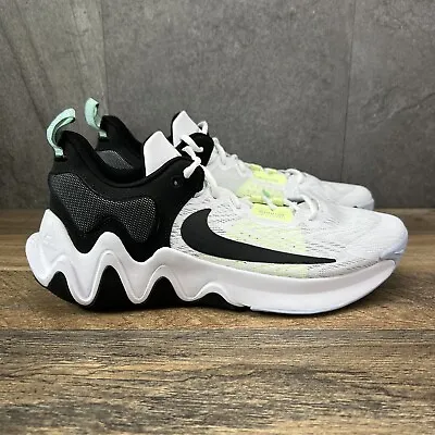 Nike Giannis Immortality 2 Size 13 Mens White Black Volt Basketball Shoes • $49.95