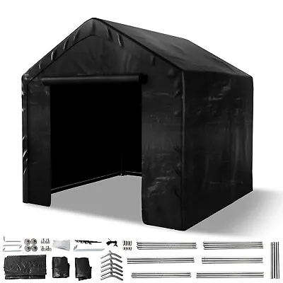 SLSY Outdoor Shed Storage Shelter 6x6x6ft Storage Tent Sheds&Roll-up Zipper Door • $148.99