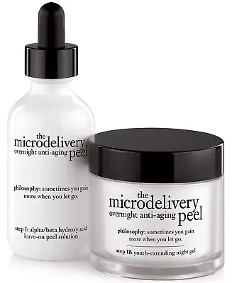 Philosophy Micro Delivery Overnight Peel Kit Facial Mask 3.7 Oz / 110 Ml New • $84.92