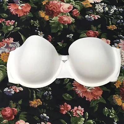 Sweet Nothings Maidenform Strapless Bra White 38C Underwire Style # 8155 • $15.20