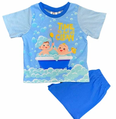 £6.45 • Buy Boys COCOMELON  Short Shortie Pyjamas, Pjs 12mths - 4 Yrs Character Nightwear