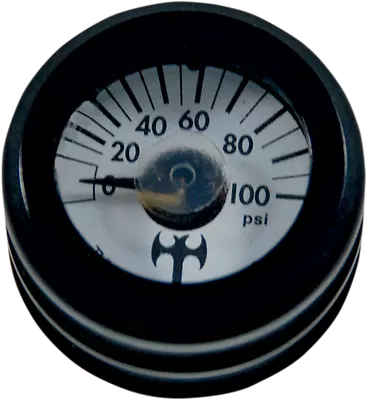 EDDIE TROTTA DESIGNS Mini Oil Pressure Gauge And Cover Black TC-001B • $70.76