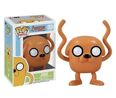 Rare #33 FUNKO POP Adventure Time JAKE THE DOG VINYL FIGURE Vaulted 2520 • £55