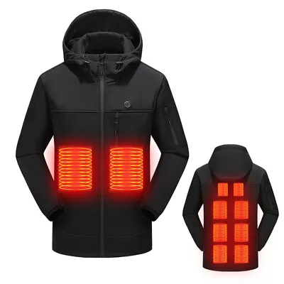 USB Heating Jackets Warming Coat Winter Flexible Electric Thermal Q4Y3 • $73.44