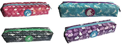Soft Leatherette Pencil Case Bunnies Flamingoes Horses Or Sharks • $2.62