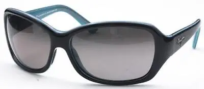 Maui Jim PEARL CITY Polarized Sunglasses 214-03A Black Blue Gray Glass Lens Disp • $109