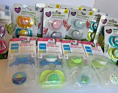 Baby Boy Girl Pacifiers BPA FREE 2pack See Variation 0+ Or 6+ Months YOU PICK • $6.25