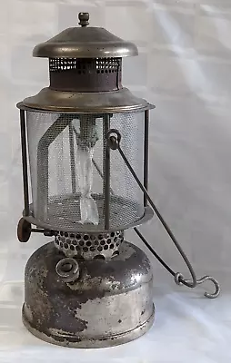 VINTAGE 1920s Nickel Lantern  NO MARKS OR NAMES -SCREEN GLOBE • $29.99