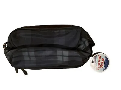 NWT Organizer Bag For Men Waterproof Travel Shave Case 3 Pockets! Large Sz • $8.99