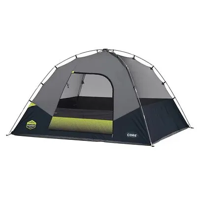 CORE 6-Person Lighted Blockout Tent With Full Rainfly + Carry Bag • $186.96