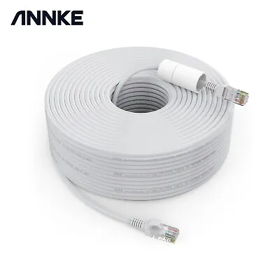 ANNKE 60ft 100ft CAT5E Ethernet Cable LAN RJ45 For Surveillance Security Camera • $14.99