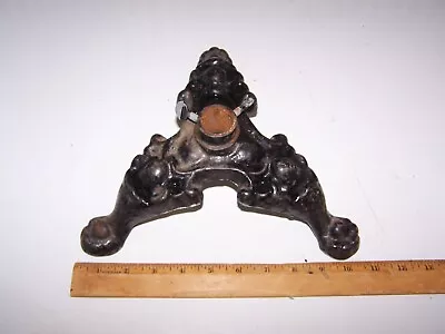 Antique Vintage Cast Iron FLAG POLE STAND / HOLDER - Lot BB • $85