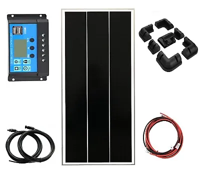 100W 120W 150W Monocrystalline Solar Panel 12V Kit Off Grid Solar Kit RV Caravan • £44.99