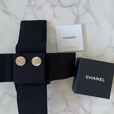 New Authentic Chanel 22A Earrings Ear Ring Earring Accessory Fashion Jewellery • £510.54