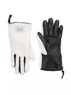 NWT UGG  Leather & Faux Shearling Gloves • $54.95