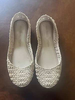 Mini Melissa Gold Jelly Flats Girls Size 2 • $7.99