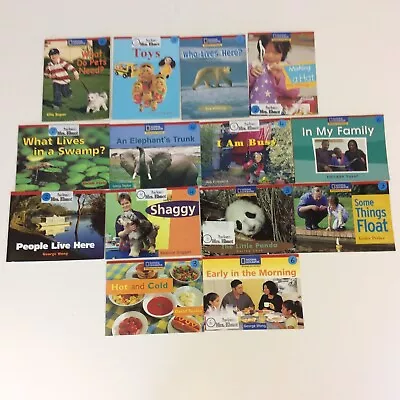 K 1st Grade National Geographic Windows On Literacy 14 Reader Picture Book Lot • $15.99