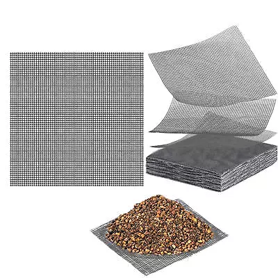 50PCS Pot Hole Mesh Pad Bonsai Pot Bottom Grid Mat Mesh Plant Drainage Screen • £7.31