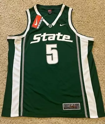 Michigan State Spartans Vintage Nike Elite Green Jersey Size XL Brand New Tags • $89.99