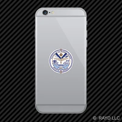 Marshallese Seal Cell Phone Sticker Mobile Marshall Islands Flag MHL MH • $4.96