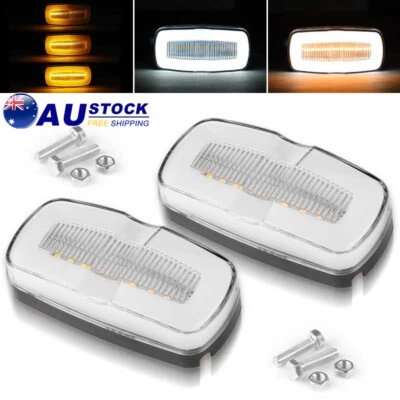 $17.99 • Buy 2x LED Tail Light Flowing Turn Signal Reverse Lamp Amber White  Truck Trailer RV