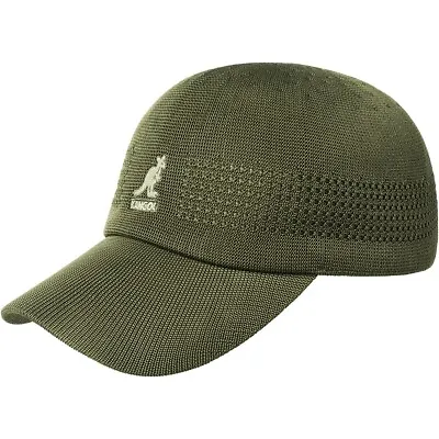 Kangol Tropic Ventair Spacecap Knit Baseball Cap Army Green Size S • $35.95