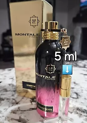 MONTALE  Starry Nights Eau De Parfume UNISEX  5ML/10ML Travel Size Authentic  • $26.90