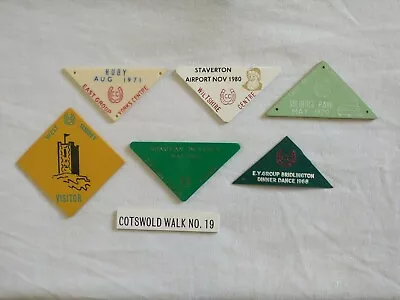 Collection Of Vintage Caravan Club Badges - 1968+ Yorkshire Staverton Surrey • £6.99