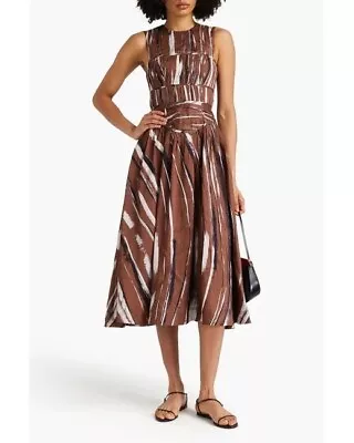 AJE Brand New With Tags Gabrielle Midi Brown Size 6 RRP $525 • $165