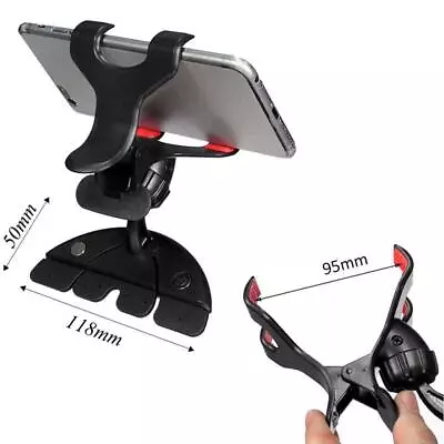 Universal 360° Car CD Slot Holder Clip Mount Cradle Stand For Mobile Phones GPS • $16.13