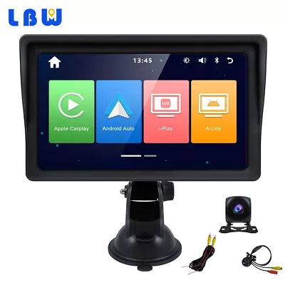 7  Touch Screen Car Radio Portable Apple CarPlay Android Auto Bluetooth Stereo • $99.53