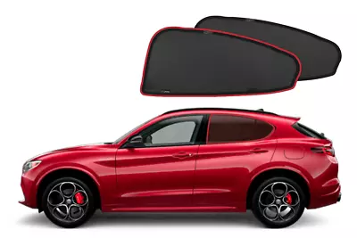 Snap Shades For Alfa Romeo Stelvio Car Rear Window Shades (2017-Present) • $149