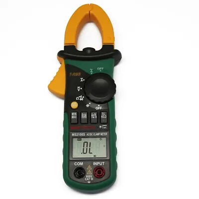 MASTECH MS2108S 6600 COUNTS AC/DC True RMS Digital Clamp Meter Multimeter • $65.05