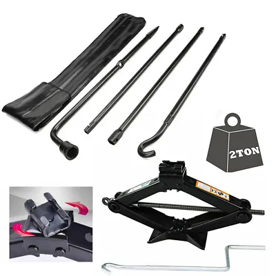 Tools Set Fit Ford F-150 2002-2014 Spare Tire Lug Wrench And 2 Ton Scissor Jack • $56.60
