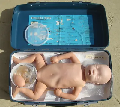 Vintage Laerdal Resusci Baby Medical Training Manikin W/ HARD Case Untested • $55