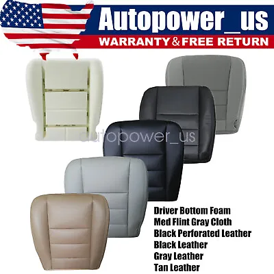 For 2002-2007 Ford F250 F350 Super Duty XLT XL Front Bottom Leather Seat Cover • $26.49