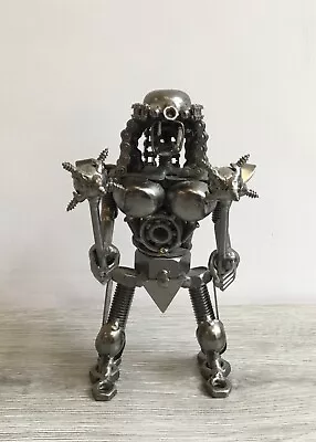 Predator Scrap Metal Bolts & Chain 17cm Art Sculpture Figure • £29.99