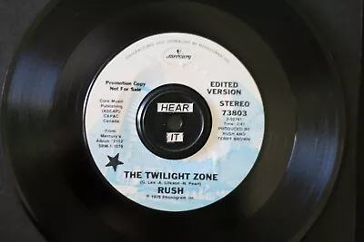 Rush  The Twilight Zone  1976 Hard Rock Om Mercury (promo - M-) Listen! • $38